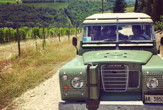 Degustazioni nel Chianti… off-road