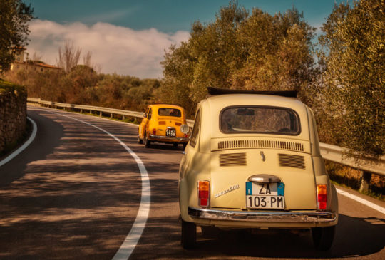 Chianti in Fiat 500